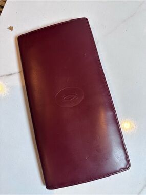 Cartier Burgundy Double C Wallet